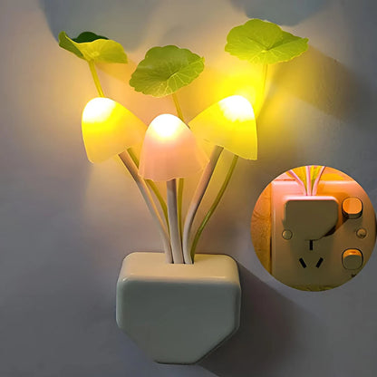 Fairy Mushroom LED Night Light for Bedroom & Hallway