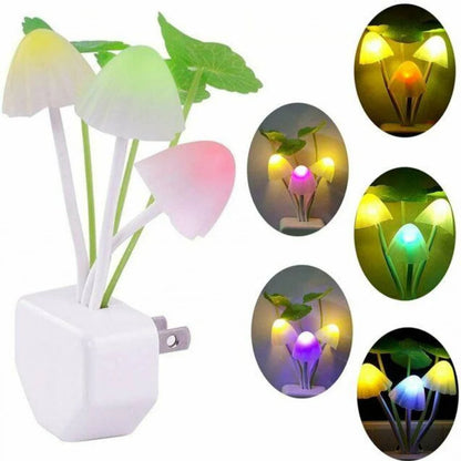 Fairy Mushroom LED Night Light for Bedroom & Hallway