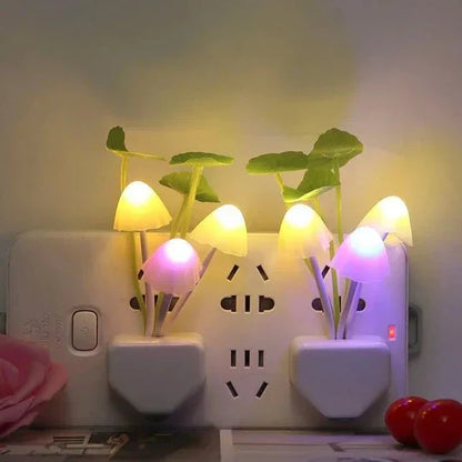 Fairy Mushroom LED Night Light for Bedroom & Hallway