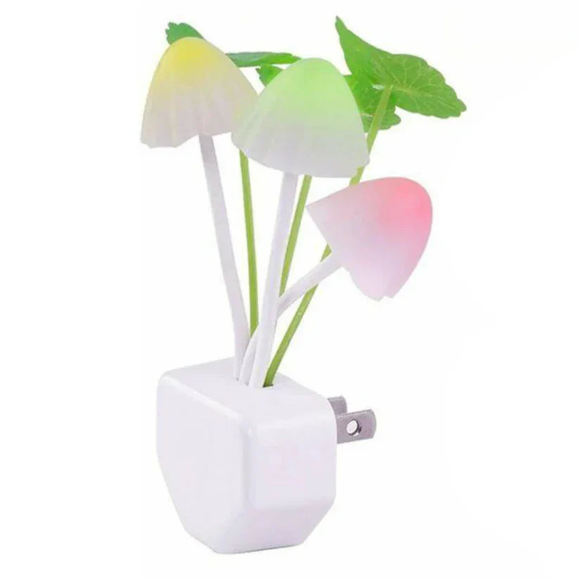 Fairy Mushroom LED Night Light for Bedroom & Hallway